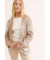 Sequin Blazer by Ranna Gill at Free People