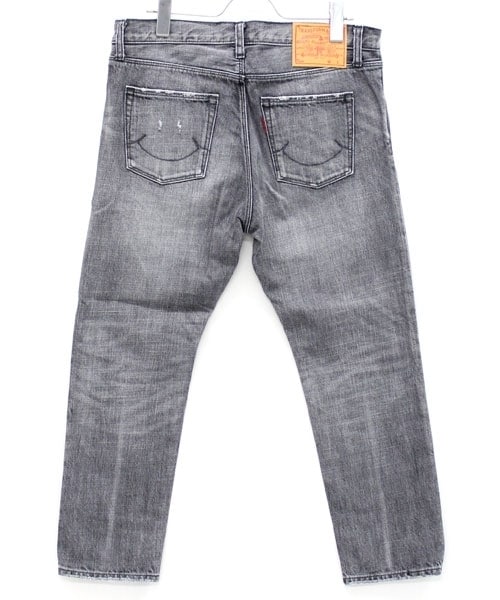 RNA（アールエヌエー）の「ダメージ９分丈スリム（パンツ・レディース・ブラックold加工/インディゴold加工・S/M）」の7枚目の写真