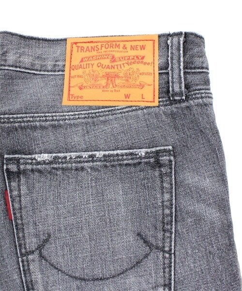 RNA（アールエヌエー）の「ダメージ９分丈スリム（パンツ・レディース・ブラックold加工/インディゴold加工・S/M）」の11枚目の写真