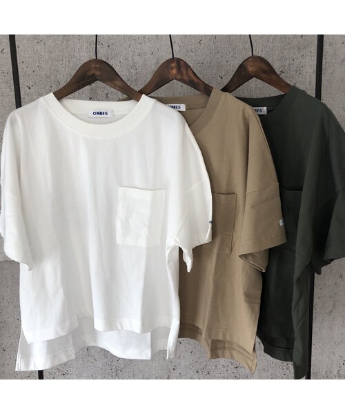 copine（コピン）の「4月13日再入荷！大人気シリーズNEWカラー登場！ポケット付きバックロゴtシャツ (3color)【クリックポスト対象商品】（Tシャツ/カットソー・レディース・その他）」の14枚目の写真