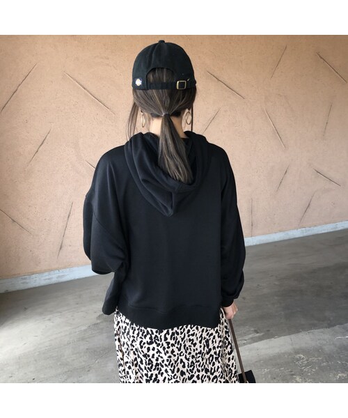 copine(コピン)の「ボックスシルエット!裾スリットパーカー(3color)【クリックポスト対象商品】(パーカー・レディース・その他)」の8枚目の写真