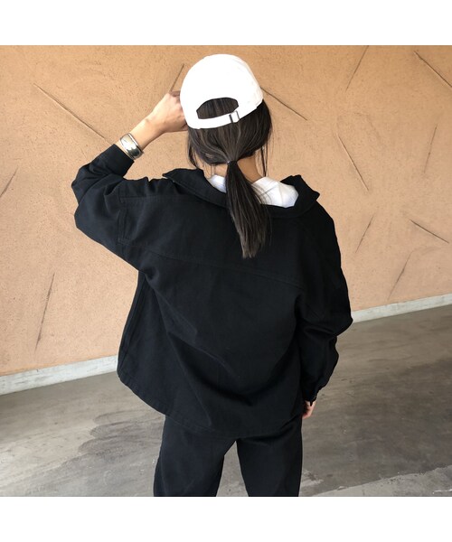 copine（コピン）の「ゆるっと大人カジュアルスタイル！デニムCPOジャケット(2color)（デニムジャケット・レディース・その他）」の6枚目の写真