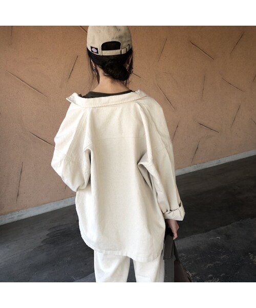 copine（コピン）の「ゆるっと大人カジュアルスタイル！デニムCPOジャケット(2color)（デニムジャケット・レディース・その他）」の12枚目の写真