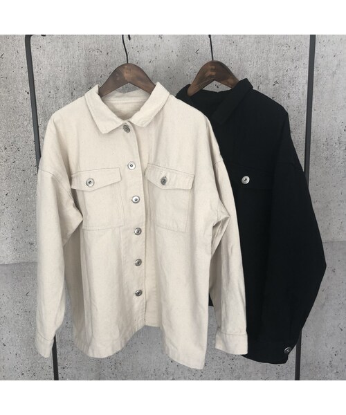 copine（コピン）の「ゆるっと大人カジュアルスタイル！デニムCPOジャケット(2color)（デニムジャケット・レディース・その他）」の13枚目の写真