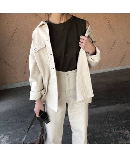 copine（コピン）の「ハイウエストデニムワイドパンツ(2color)【クリックポスト対象商品】（デニムパンツ・レディース・その他）」の3枚目の写真