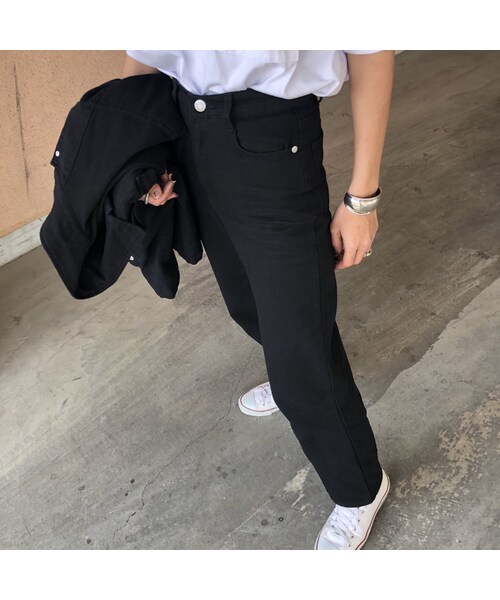 copine（コピン）の「ハイウエストデニムワイドパンツ(2color)【クリックポスト対象商品】（デニムパンツ・レディース・その他）」の12枚目の写真