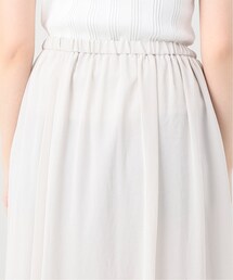 タグ付未使用品 plage Crepe ギャザーストレートスカート グレー Plage - タグ付未使用品 plage Crepe ギャザーストレート