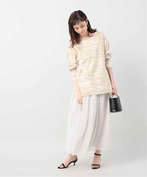 Plage crepe ギャザーストレートスカート plage（プラージュ）の「Crepe ギャザーストレートスカート