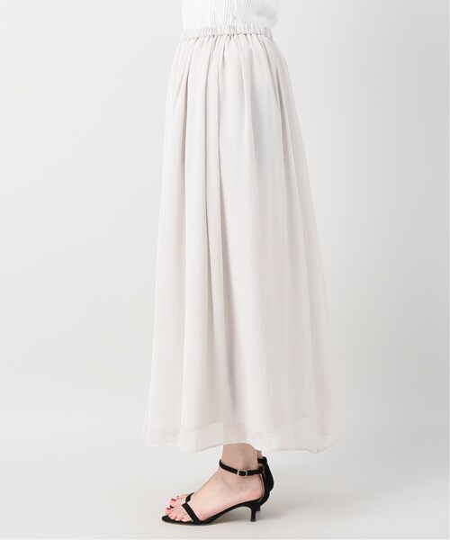 【新品タグ付き】Plage Crepe ギャザーストレートスカート◆ plage（プラージュ）の「Crepe ギャザーストレートスカート