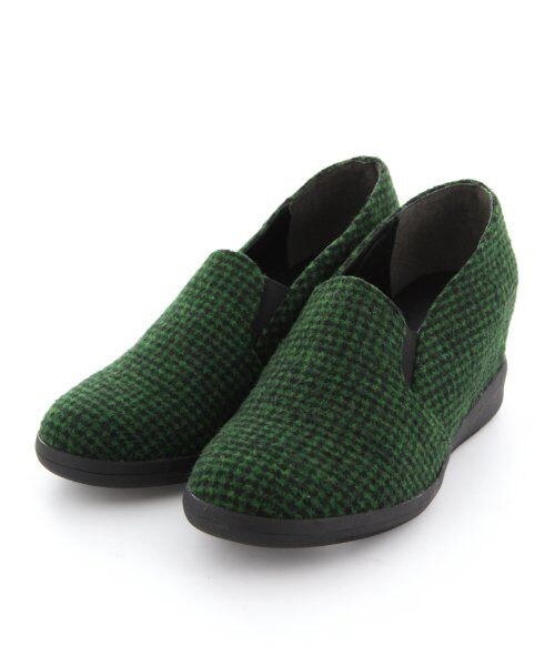 Heather（ヘザー）の「アソートインヒールスリッポン（シューズ・レディース・ブラック/チドリ（ブラック）/ベージュ/チドリ（グリーン）・Ｍ（23.0～23.5）/Ｌ（24.0～24.5））」の4枚目の写真