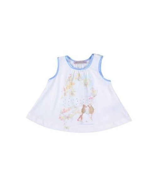 T-Shirt Miss Blumarine Pour Fille - Taille 3 Ans (40GTS51) - Neuve Avec Étiquette - Super Promo