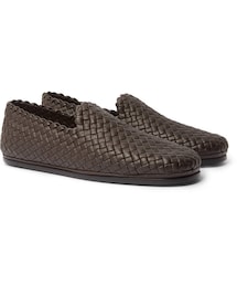 BOTTEGA VENETA | Bottega Veneta Intrecciato Leather Loafers(その他シューズ)