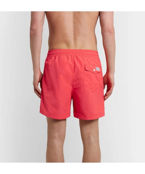 POLO RALPH LAUREN（ポロ ラルフ ローレン）の「Polo Ralph Lauren Traveler Mid-Length Swim Shorts（水着・メンズ・Red・S/M/L/XL/XXL）」の4枚目の写真