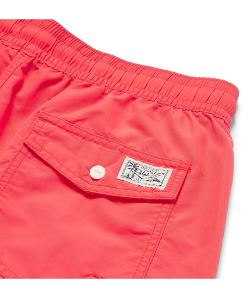 POLO RALPH LAUREN（ポロ ラルフ ローレン）の「Polo Ralph Lauren Traveler Mid-Length Swim Shorts（水着・メンズ・Red・S/M/L/XL/XXL）」の5枚目の写真