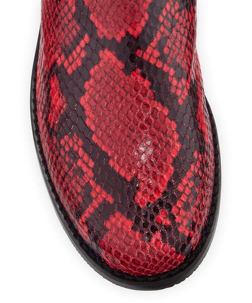 STUART WEITZMAN（スチュアートワイツマン）の「Stuart Weitzman 5050 Python-Printed Leather Boots（ブーツ・レディース・PYTHON・6.5b / 36.5eu）」の3枚目の写真