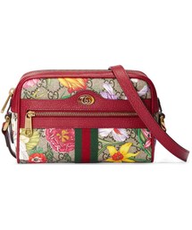 Gucci Mini Ophidia Floral GG Supreme Canvas Crossbody Bag