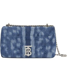 Burberry Small Lola Quilted Denim Shoulder Bag