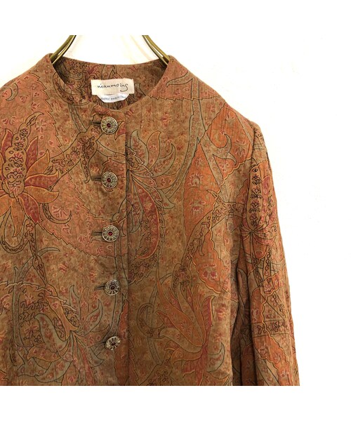 USED（ユーズド）の「viean moins  vintage  flower jacket-941-3（ノーカラージャケット・レディース・その他）」の7枚目の写真