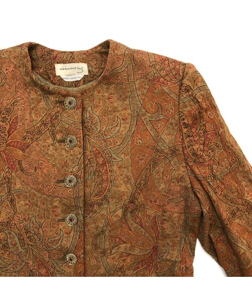 USED（ユーズド）の「viean moins  vintage  flower jacket-941-3（ノーカラージャケット・レディース・その他）」の8枚目の写真