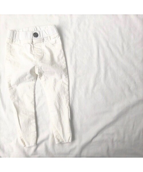 cache cache（カシュ カシュ）の「スキニーパンツ（ブラック・ホワイト）90.100.110.120.130（その他パンツ・キッズ・その他）」の3枚目の写真