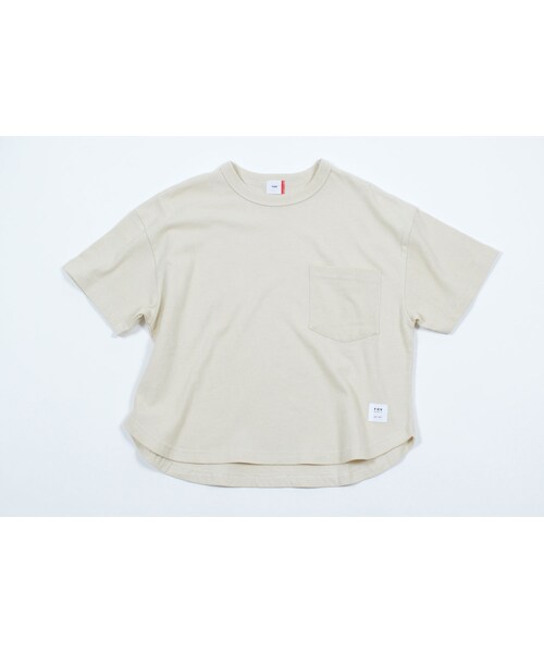 cache cache（カシュ カシュ）の「FOV　ポケット6分丈Tシャツ（Tシャツ/カットソー・キッズ・その他）」の2枚目の写真