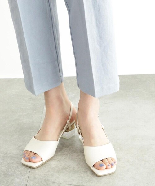 OZOC（オゾック）の「[洗える]ハイウエストパンツ（パンツ・レディース・ベージュ(052)/サックス(090)・38(M)）」の13枚目の写真