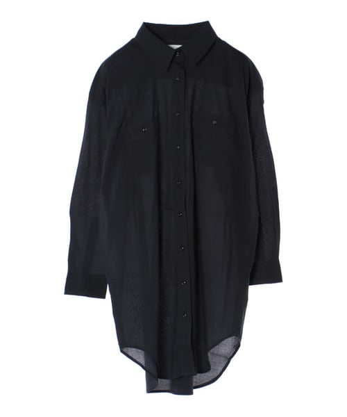 AMERICAN HOLIC（アメリカンホリック）の「Wポケットドレープシャツチュニック（ワンピース/ドレス・オフホワイト/ベージュ/ネイビー・M/L）」の17枚目の写真