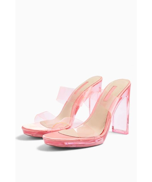 transparent mules