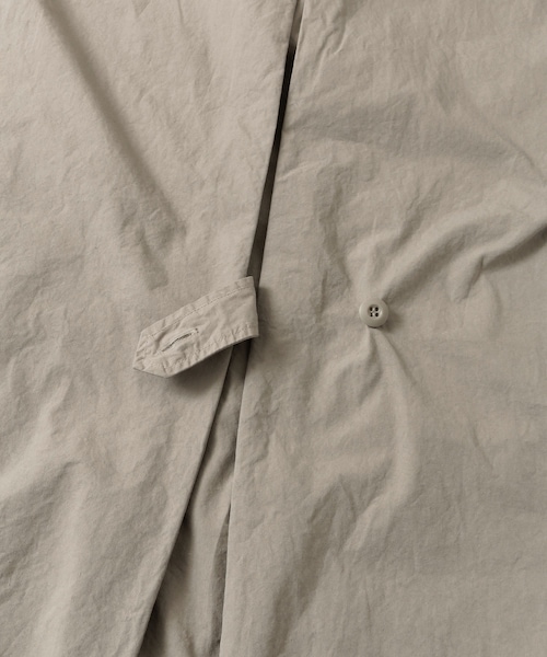 かぐれ（カグレ）の「コットンオーバーダイフードロングコート