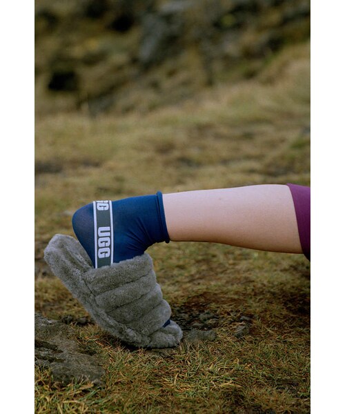 UGG(アグ)の「Ugg UGG Fluff Yeah Slide Sandal(その他シューズ・レディース・Gray/Pink/Purple/Yellow・7/8/9/10)」の1枚目の写真