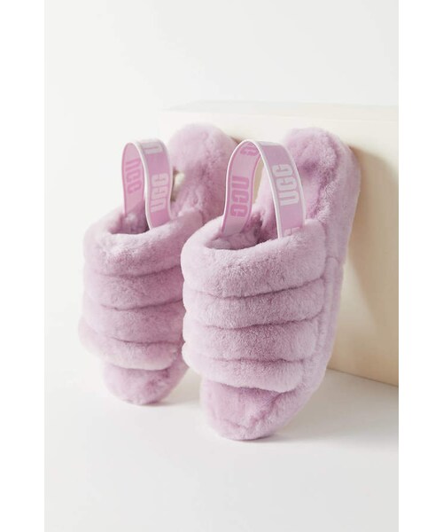 UGG(アグ)の「Ugg UGG Fluff Yeah Slide Sandal(その他シューズ・レディース・Gray/Pink/Purple/Yellow・7/8/9/10)」の2枚目の写真