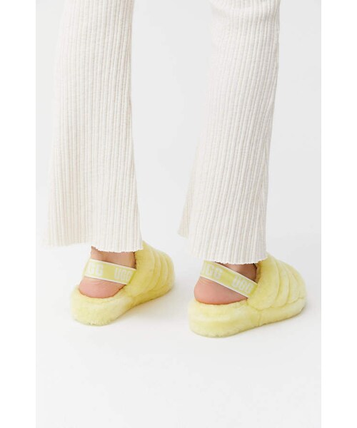 UGG(アグ)の「Ugg UGG Fluff Yeah Slide Sandal(その他シューズ・レディース・Gray/Pink/Purple/Yellow・7/8/9/10)」の12枚目の写真