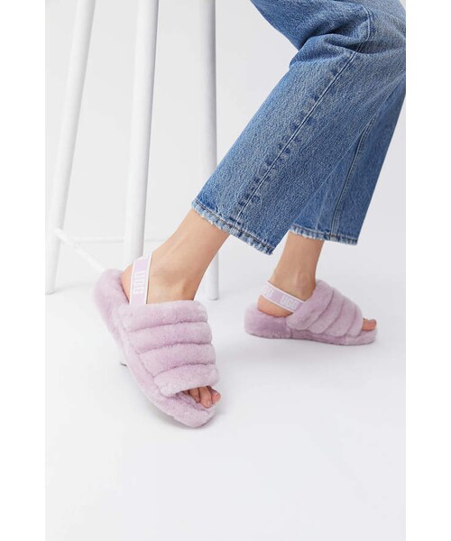 UGG(アグ)の「Ugg UGG Fluff Yeah Slide Sandal(その他シューズ・レディース・Gray/Pink/Purple/Yellow・7/8/9/10)」の13枚目の写真