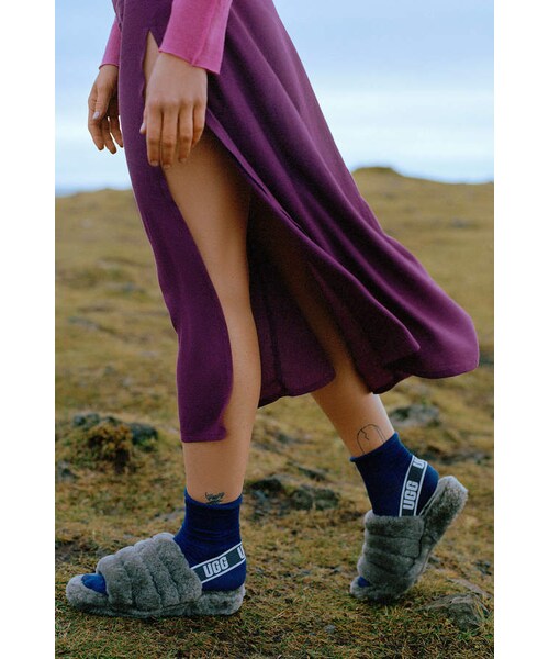 UGG(アグ)の「Ugg UGG Fluff Yeah Slide Sandal(その他シューズ・レディース・Gray/Pink/Purple/Yellow・7/8/9/10)」の14枚目の写真