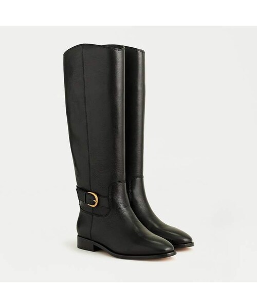 J.Crew（ジェイクルー）の「J.Crew Classic leather riding boots with buckle（ブーツ