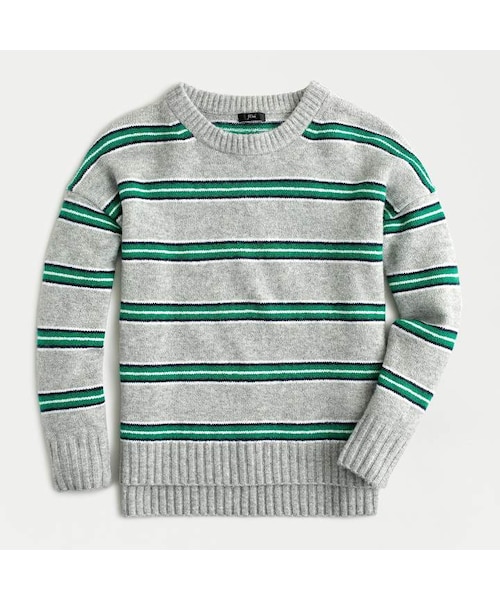 Pull J.Crew à Paillettes Rayé - Taille S Violet - Fils Supersoft - Neuf Avec étiquettes