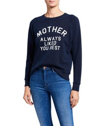 Mother The Square Graphic Sweatshirt