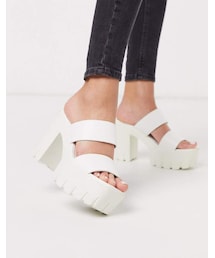 asos white mules