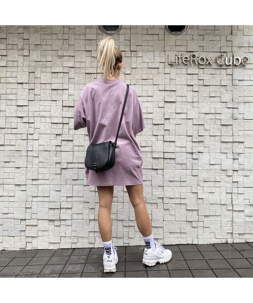 no brand(ノーブランド)の「BIGカサカサT「Mere」(Tシャツ/カットソー・レディース・その他)」の6枚目の写真