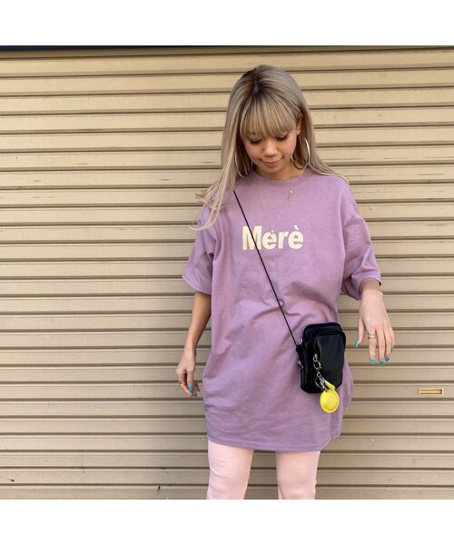 no brand(ノーブランド)の「BIGカサカサT「Mere」(Tシャツ/カットソー・レディース・その他)」の2枚目の写真