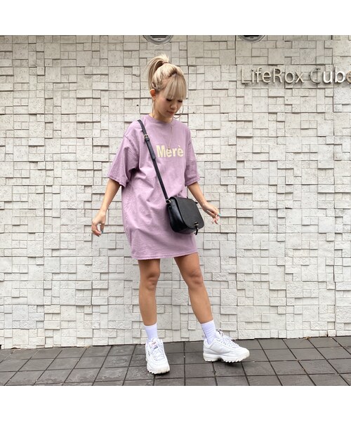 no brand(ノーブランド)の「BIGカサカサT「Mere」(Tシャツ/カットソー・レディース・その他)」の5枚目の写真
