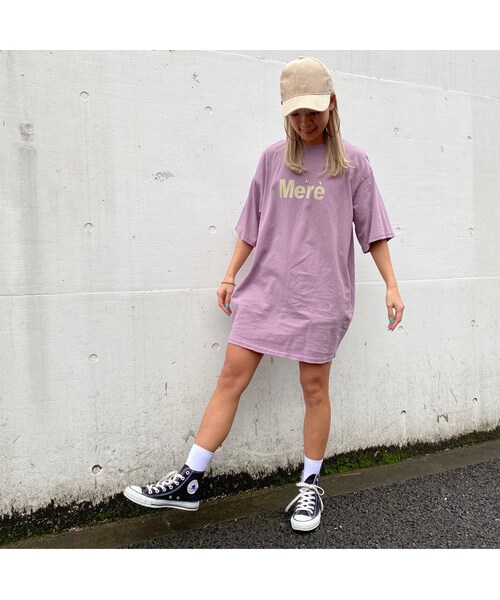 no brand(ノーブランド)の「BIGカサカサT「Mere」(Tシャツ/カットソー・レディース・その他)」の11枚目の写真
