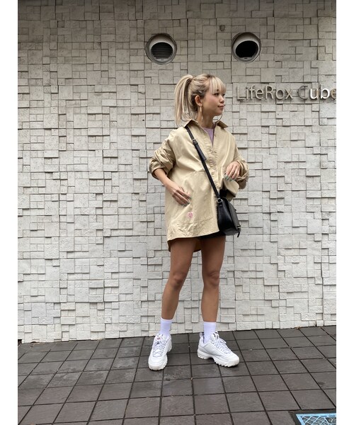 no brand(ノーブランド)の「ツイルBIGシャツJK「GID」#984(シャツ/ブラウス・レディース・その他)」の12枚目の写真