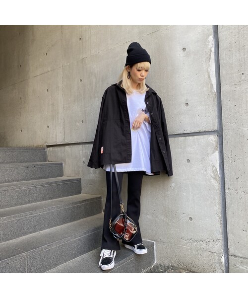 no brand(ノーブランド)の「ツイルBIGシャツJK「GID」#984(シャツ/ブラウス・レディース・その他)」の3枚目の写真