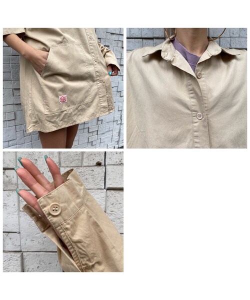 no brand(ノーブランド)の「ツイルBIGシャツJK「GID」#984(シャツ/ブラウス・レディース・その他)」の14枚目の写真