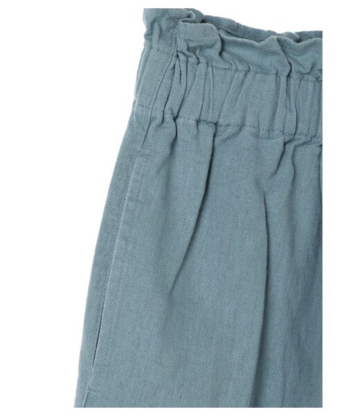 earth music&ecology（アースミュージックアンドエコロジー）の「フレンチリネンブレンドワイドパンツ（パンツ・ブラック/ダークピンク/ベージュ/キャメル/ミント/サックスブルー/グレンチェック/チェックベージュ・F）」の19枚目の写真