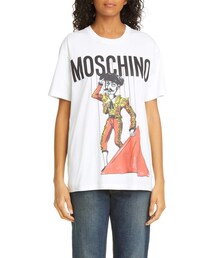 MOSCHINO | Moschino Matador Logo Graphic Cotton Tee (Tシャツ/カットソー)