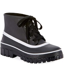 Givenchy Lace-Up Lug-Sole Ankle Booties