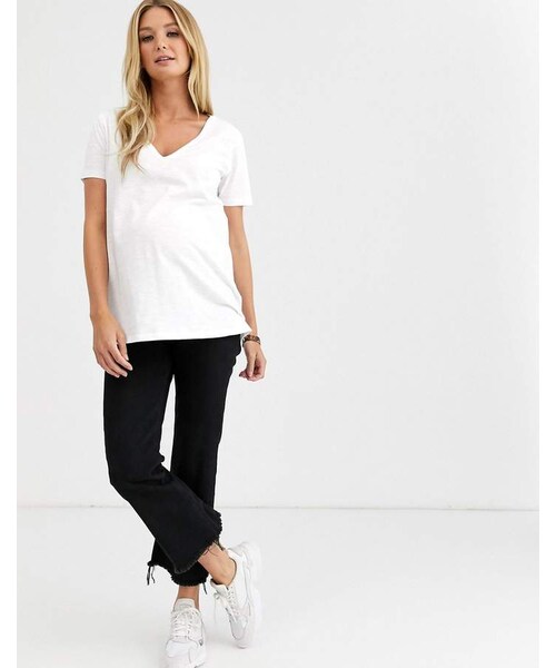 Asos（エイソス）の「Asos Maternity ASOS DESIGN Maternity tshirt in slubby