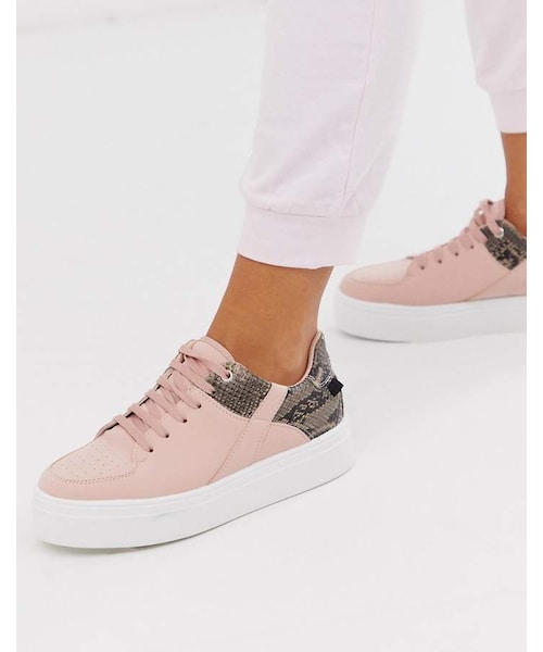 Asos（エイソス）の「Asos Design ASOS DESIGN Destiny chunky flatform sneakers in